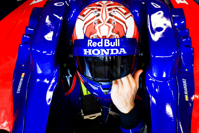 Marc Marquez, prueba el Toro Rosso de F1