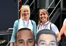 Fans de Lewis Hamilton, Mercedes-AMG, George Russell, Mercedes-AMG