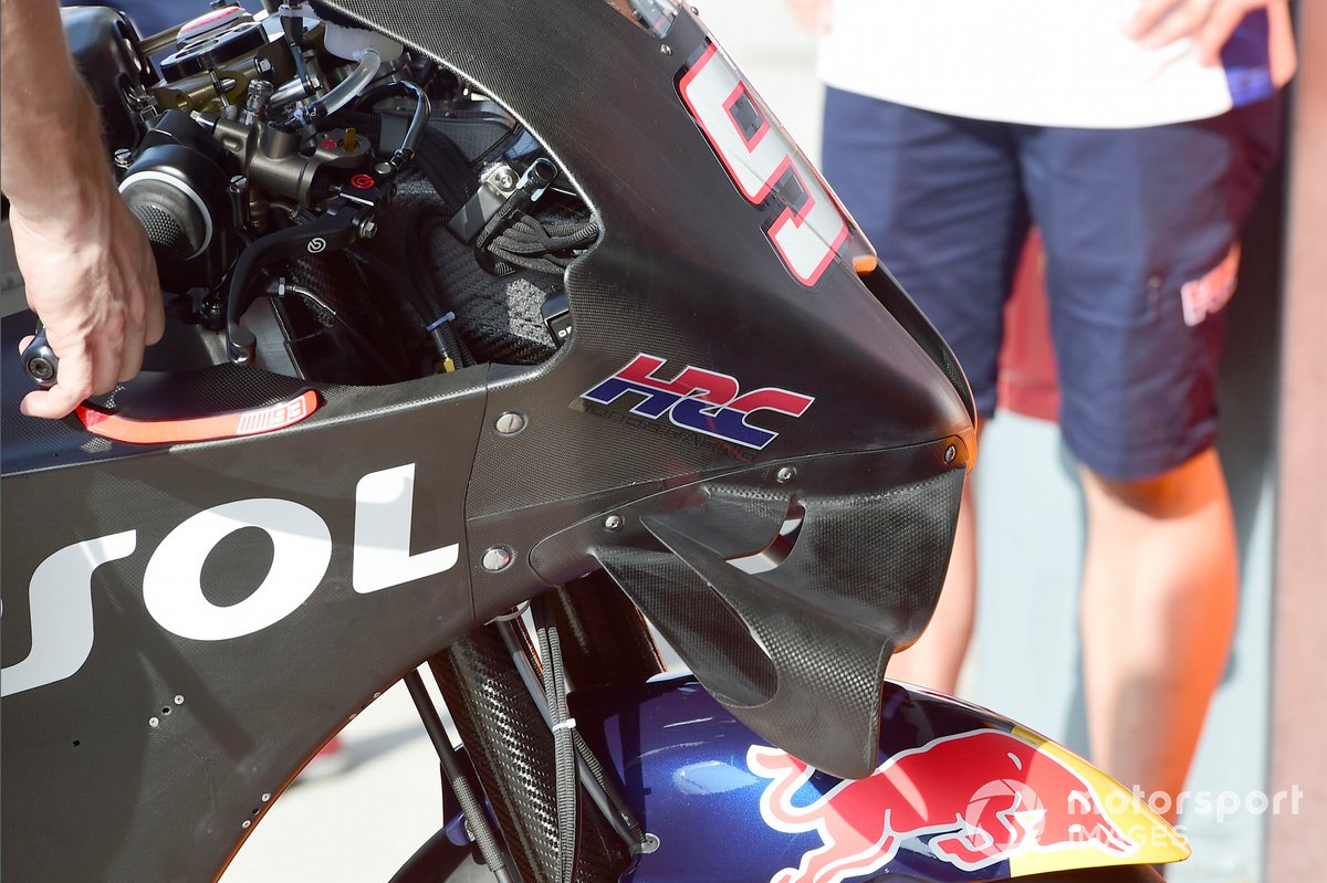 La moto del Repsol Honda Team